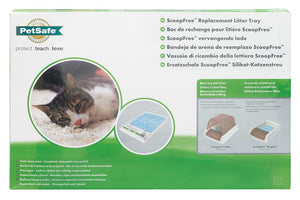 Scoopfree disposable litter tray packaging